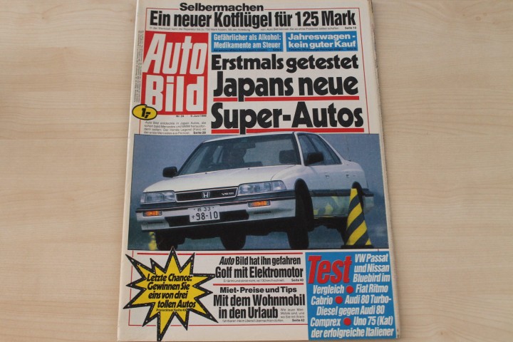 Deckblatt Auto Bild (24/1986)